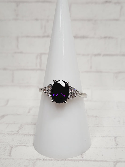 Size 8 Sterling Silver - 810 Purple