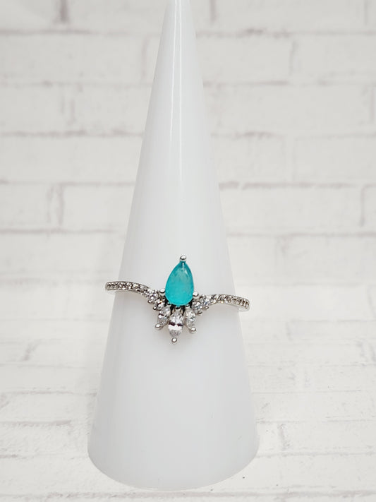 Size 8 Sterling Silver - 835 Turquoise