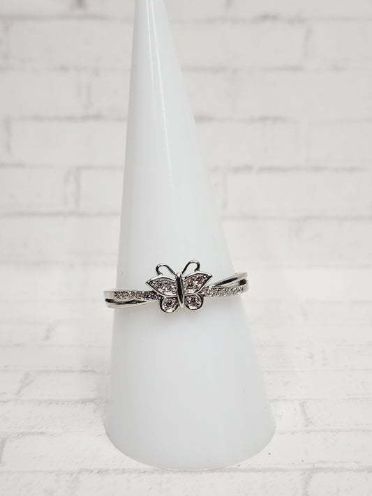 Size 8 Sterling Silver - 847 Butterfly