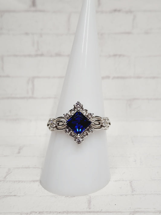 Size 9 Sterling Silver - 929 Blue