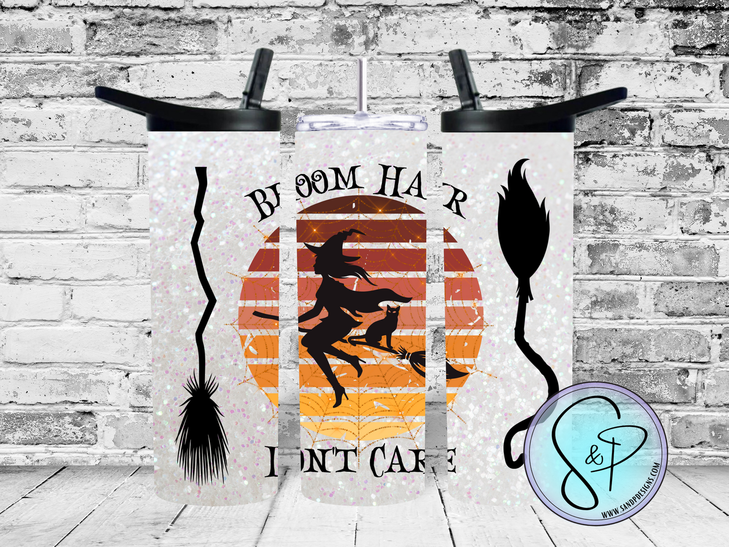 Witch Funny Halloween Broom Hair Don't Care - 20 oz