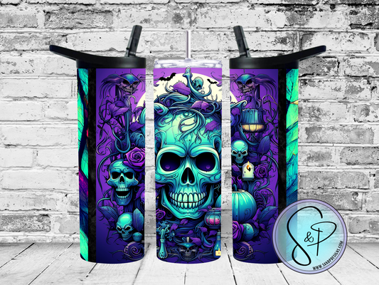 Pastel Goth Skull Whimsigoth Halloween - 20 oz