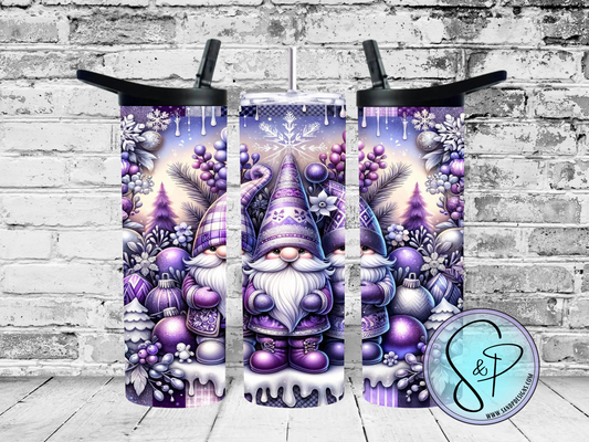 Christmas Gnomes Purple - 20 oz