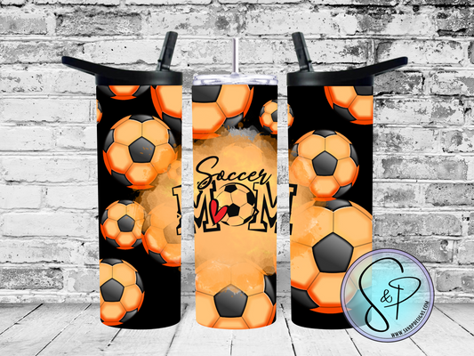 Soccer Mom Orange - 20 oz