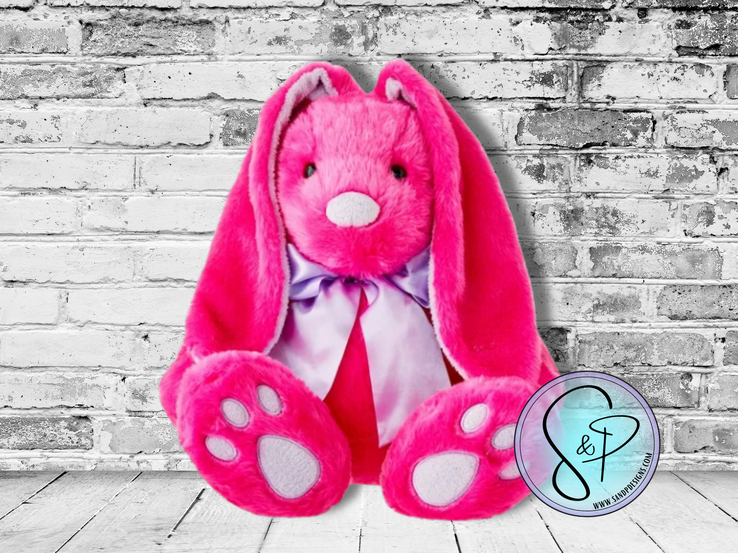 Hot Pink/Purple Large Bunny