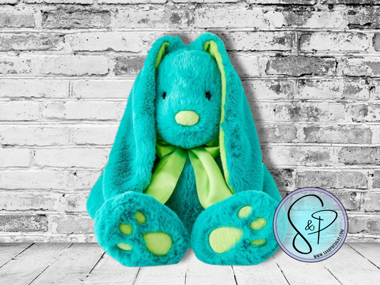 Blue/Green Large Bunny